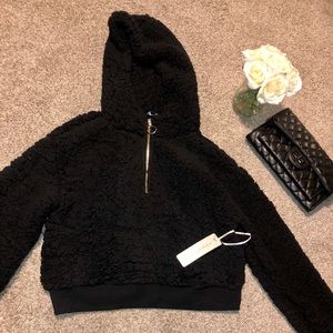Sherpa (crop top) Hoodie